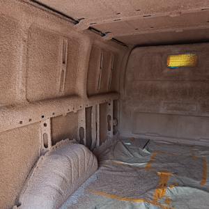 Liège projeté pour extérieur, 3 couches, au m2 pour bateau, fourgon, container, péniche